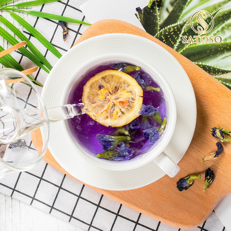 Trà hoa Đậu biếc cỏ ngọt hỗ trợ làm đẹp da, giảm mụn - Ảnh 7