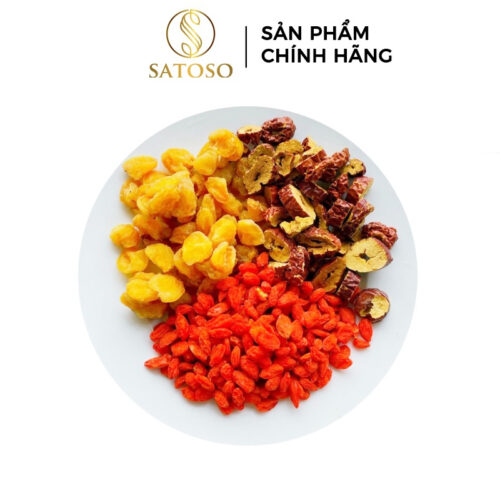 Trà Long Nhãn mix Kỷ Tử, Táo đỏ Satoso hỗ trợ thư giãn và cải thiện giấc ngủ