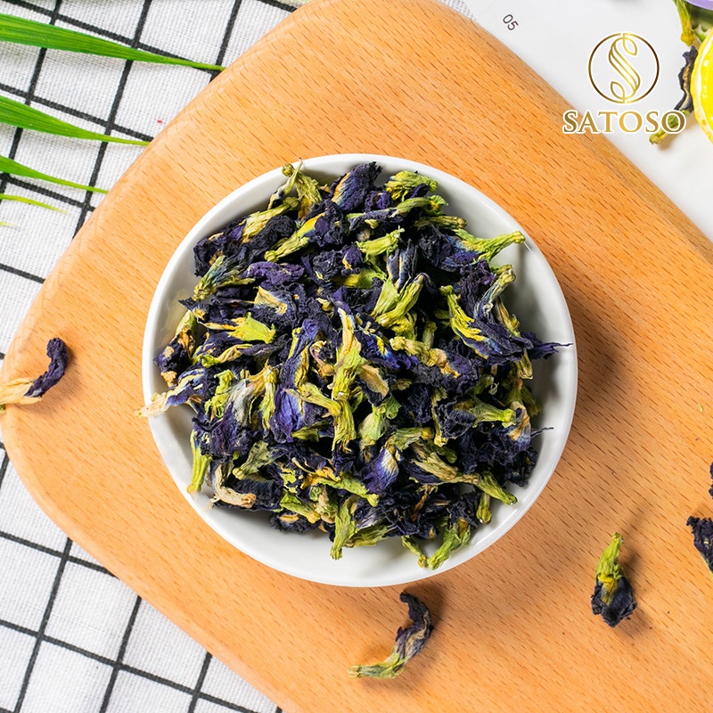 Trà hoa Đậu biếc cỏ ngọt hỗ trợ làm đẹp da, giảm mụn - Ảnh 3