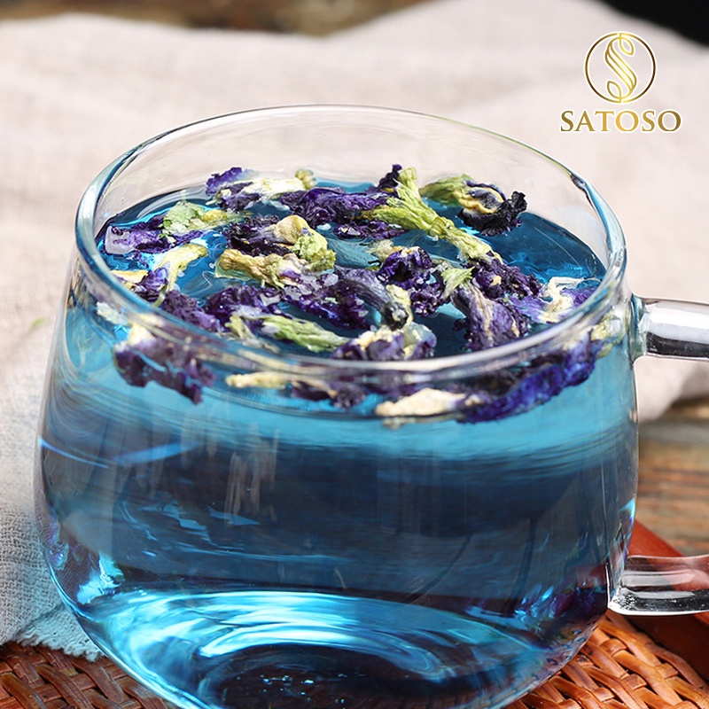 Trà hoa Đậu biếc cỏ ngọt hỗ trợ làm đẹp da, giảm mụn - Ảnh 4