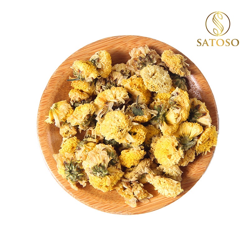 Trà hoa cúc vàng sấy nguyên bông Satoso - Ảnh 2