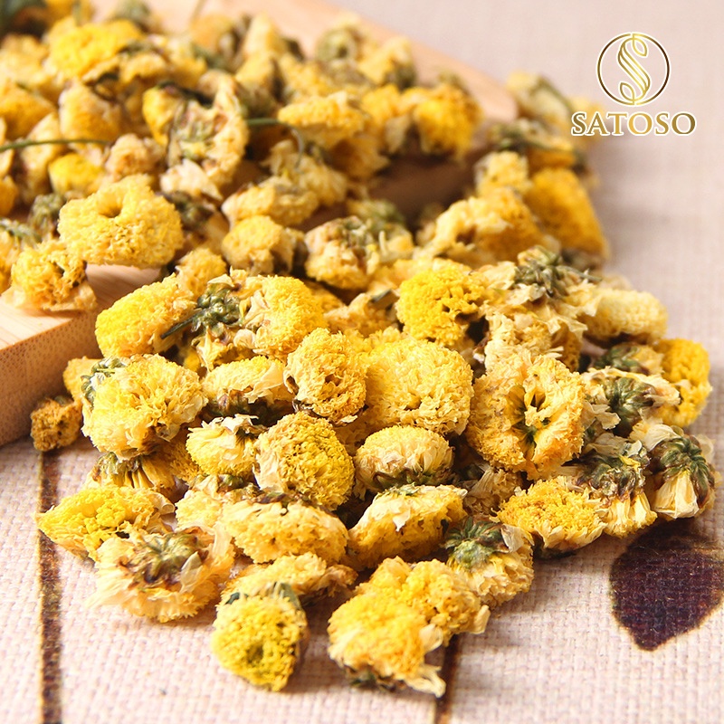 Trà hoa cúc vàng sấy nguyên bông Satoso - Ảnh 5
