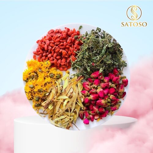 Trà Hoa Hồng ngũ vị hỗ trợ làm mát gan và thanh lọc cơ thể