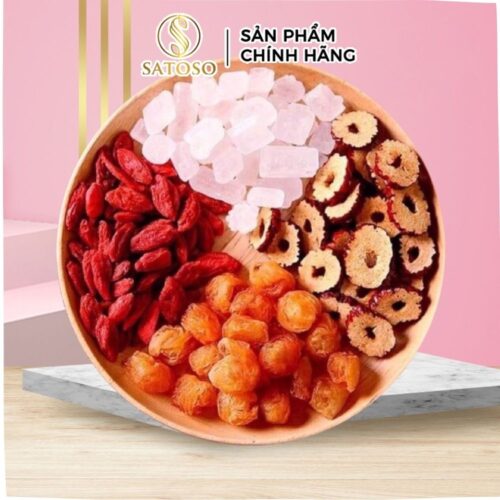 Trà thanh lọc dưỡng tâm Satoso hỗ trợ làm đẹp da và giảm mụn