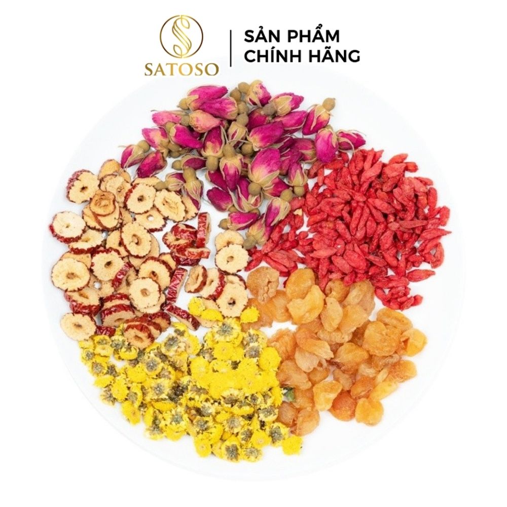 Trà hoa Cúc ngũ vị Satoso hỗ trợ giảm mệt mỏi và suy nhược cơ thể - Ảnh 2