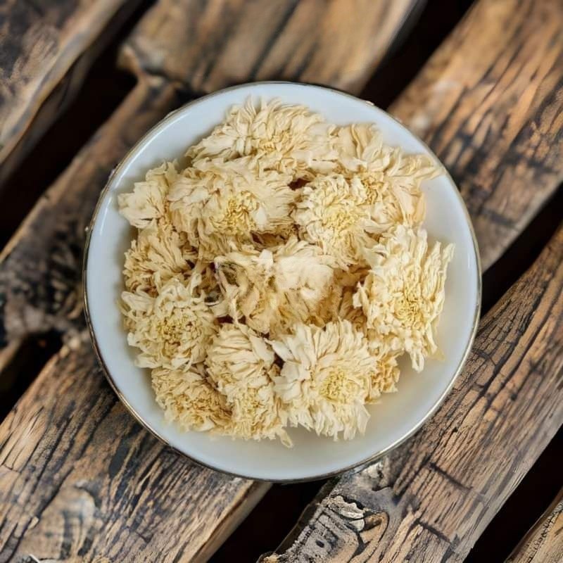 Trà hoa Cúc trắng (Bạch Cúc) sấy nguyên bông Satoso giúp làm đẹp da và giảm nếp nhăn - Ảnh 4