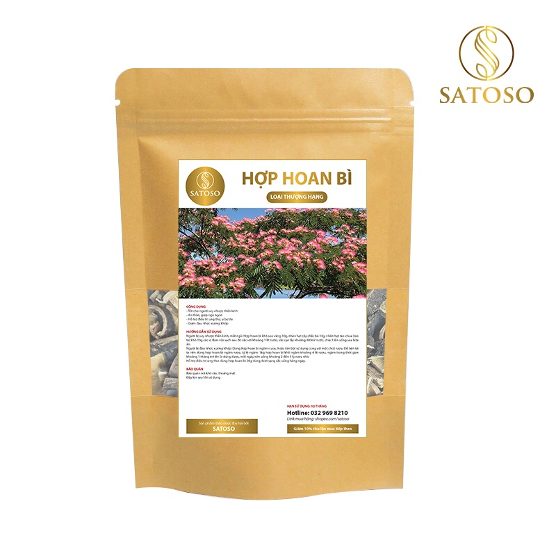 Hợp Hoan Bì sấy khô Satoso - Ảnh 8
