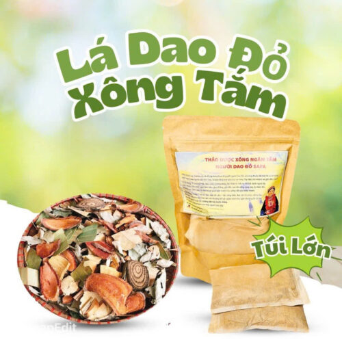 Lá Tắm Dao Đỏ Cho mẹ Sau Sinh Thương Hiệu SATOSO