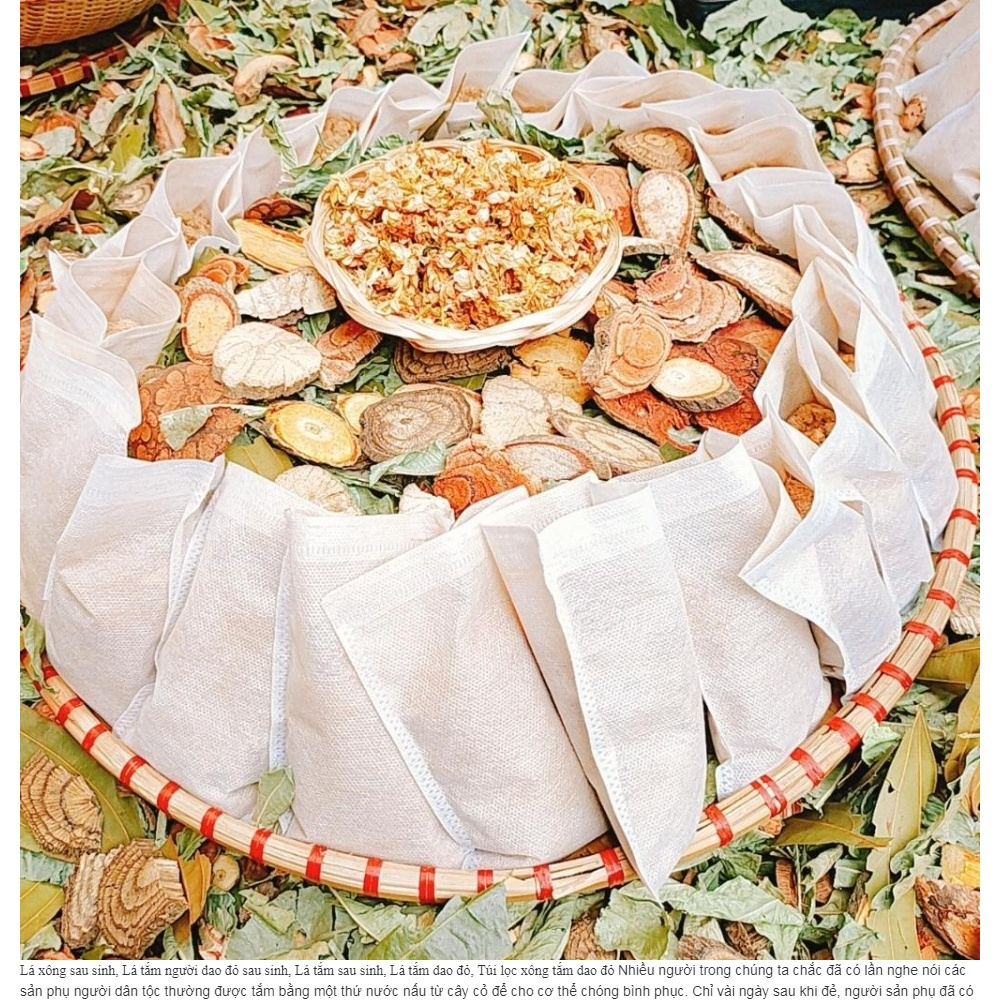 Lá Tắm Dao Đỏ Cho mẹ Sau Sinh Thương Hiệu SATOSO - Ảnh 8