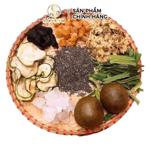 Trà Sâm Bí Đao Hạt Chia thanh nhiệt, lợi tiểu thương hiệu SATOSO