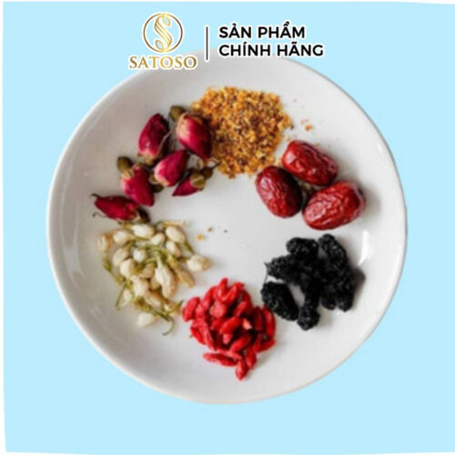 Trà quế hoa mix ngũ vị mát gan, bổ máu, tốt cho hệ tiêu hóa SATOSO