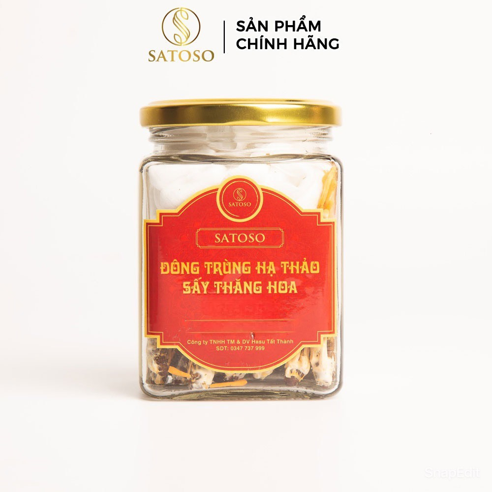 Đông trùng hạ thảo sấy thăng hoa thương hiệu SATOSO