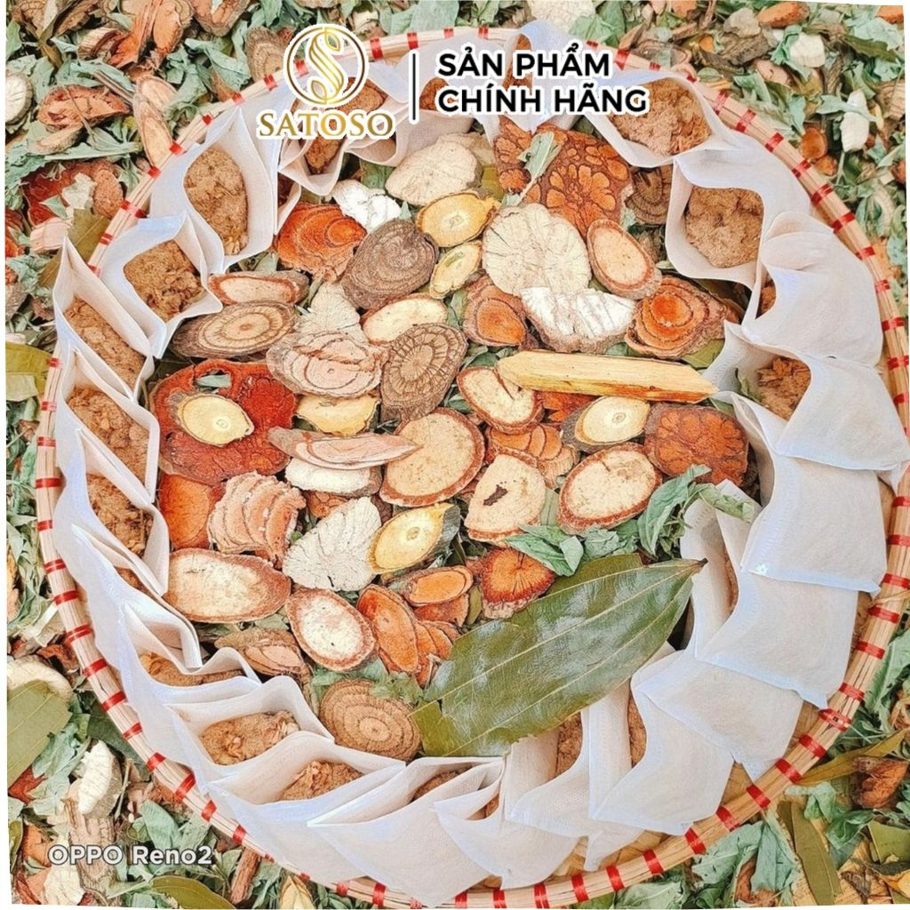 Thảo Dược Tắm Bé SATOSO Mát Da, Ngừa Rôm Sảy, Dịu Nhẹ & An Toàn Cho Trẻ