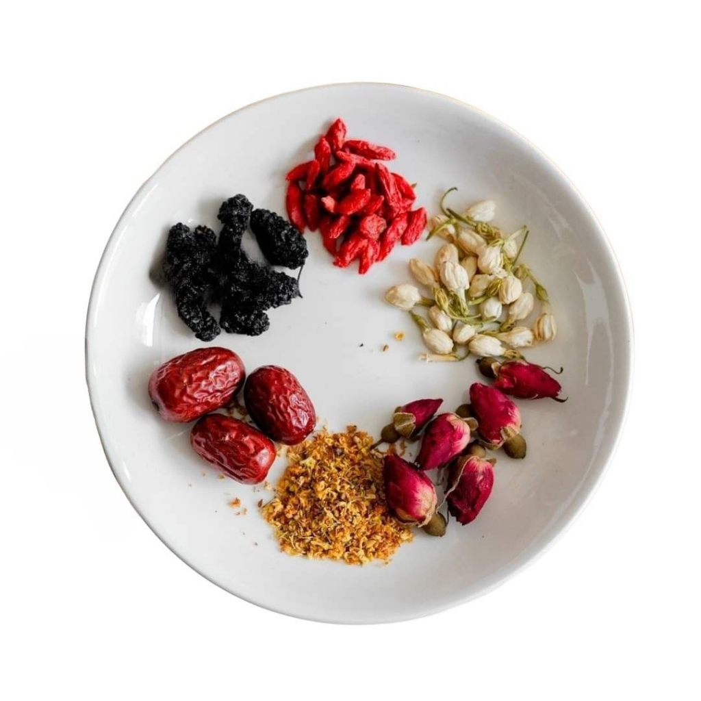 Trà quế hoa mix ngũ vị mát gan, bổ máu, tốt cho hệ tiêu hóa SATOSO - Ảnh 2