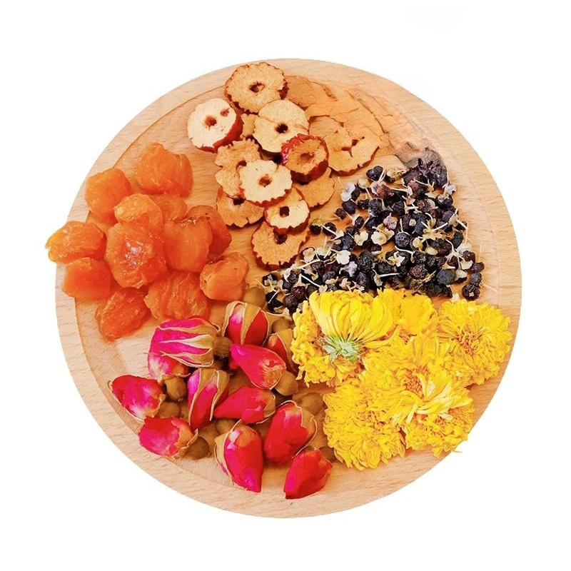 Trà dưỡng nhan quý phi mix long nhãn, táo đỏ, kỷ tử, hoa hồng, hoa cúc SATOSO hỗ trợ sức khoẻ - Ảnh 2