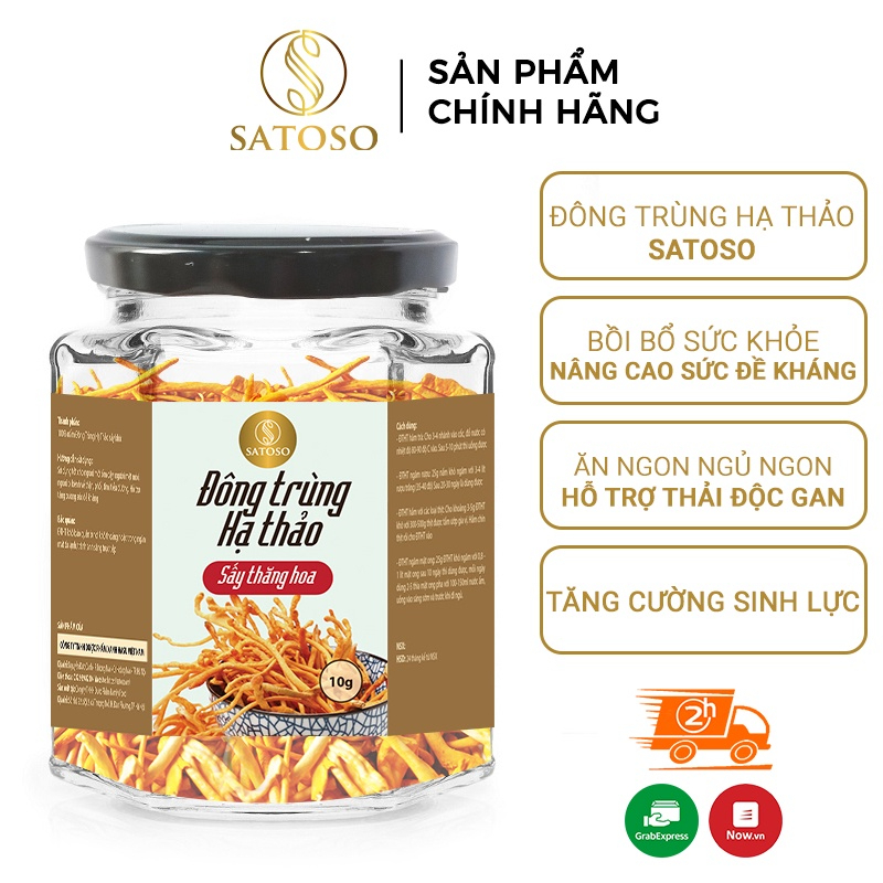 Đông Trùng Hạ Thảo Sấy Thăng Hoa SATOSO - Ảnh 2