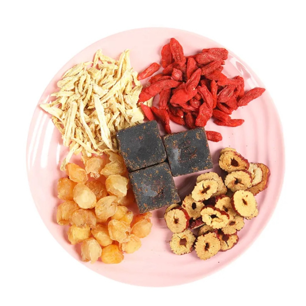 Trà gừng đường nâu kết hợp táo đỏ, long nhãn, kỷ tử SATOSO Hỗ Trợ Sức Khoẻ - Ảnh 2