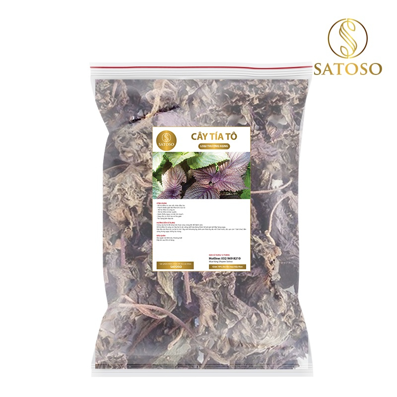 Cây Tía Tô Khô Dạng Túi Lọc Thượng Hạng SATOSO Thanh Lọc Cơ Thể, Giải Nhiệt Tự Nhiên - Ảnh 3