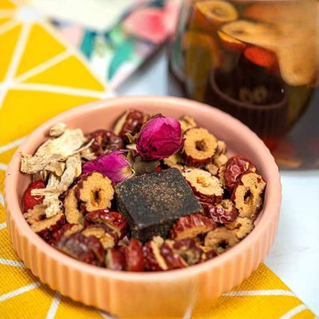 Trà gừng đường nâu mix thảo mộc SATOSO Hỗ Trợ Sức Khoẻ - Ảnh 8