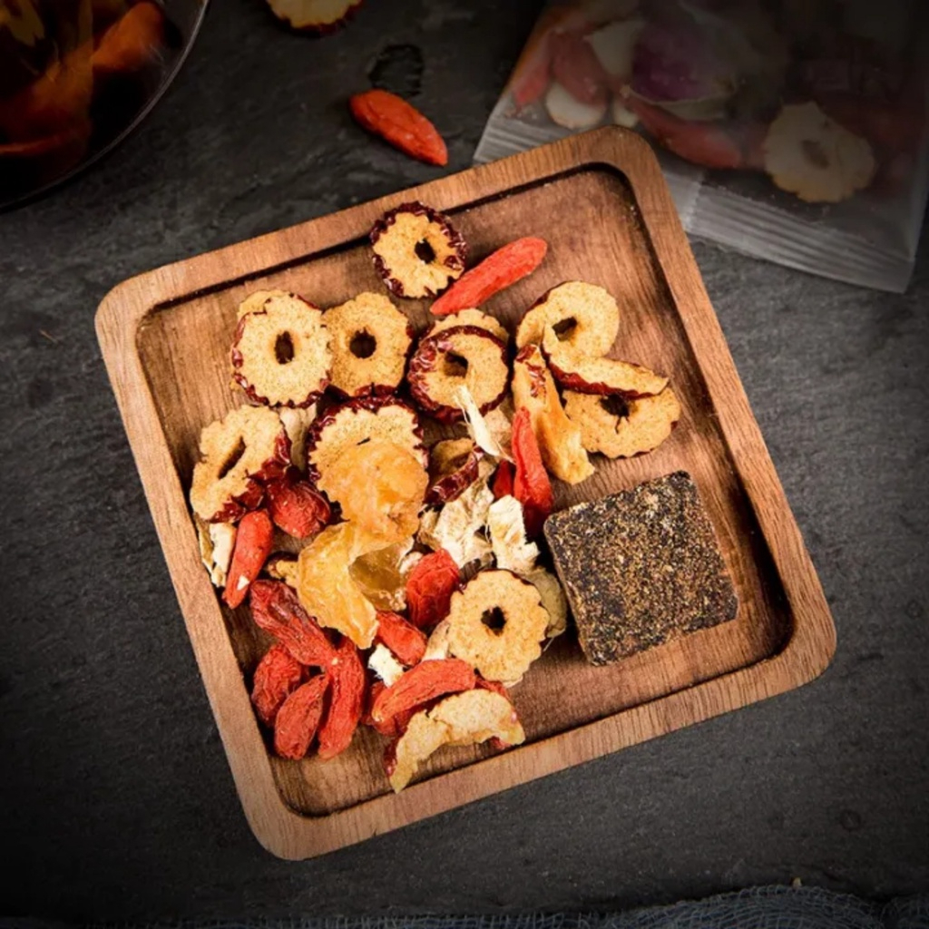 Trà gừng đường nâu kết hợp táo đỏ, long nhãn, kỷ tử SATOSO Hỗ Trợ Sức Khoẻ - Ảnh 4