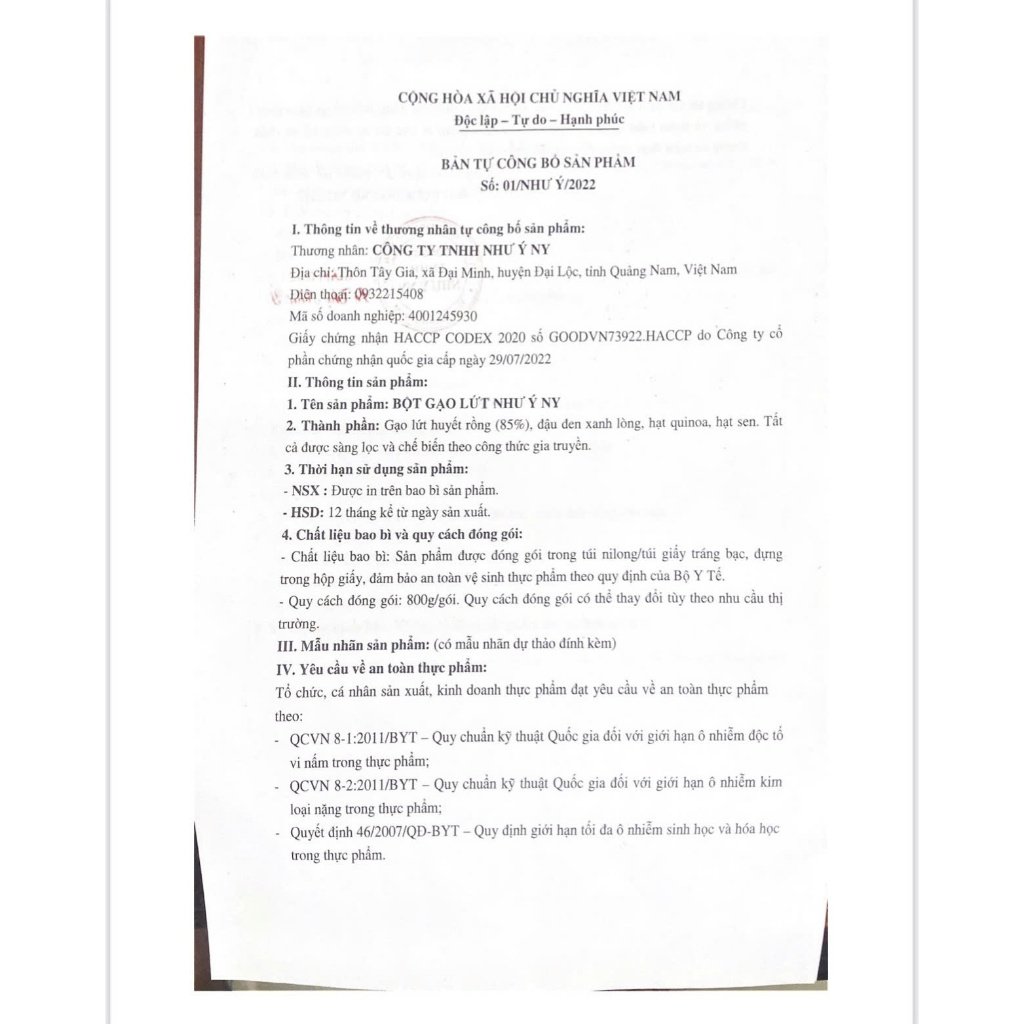 Bột gạo lứt Như Ý NY hộp 800g hỗ trợ kiểm soát cân nặng, tăng cường sức khỏe, thân thiện cơ thể - Ảnh 6