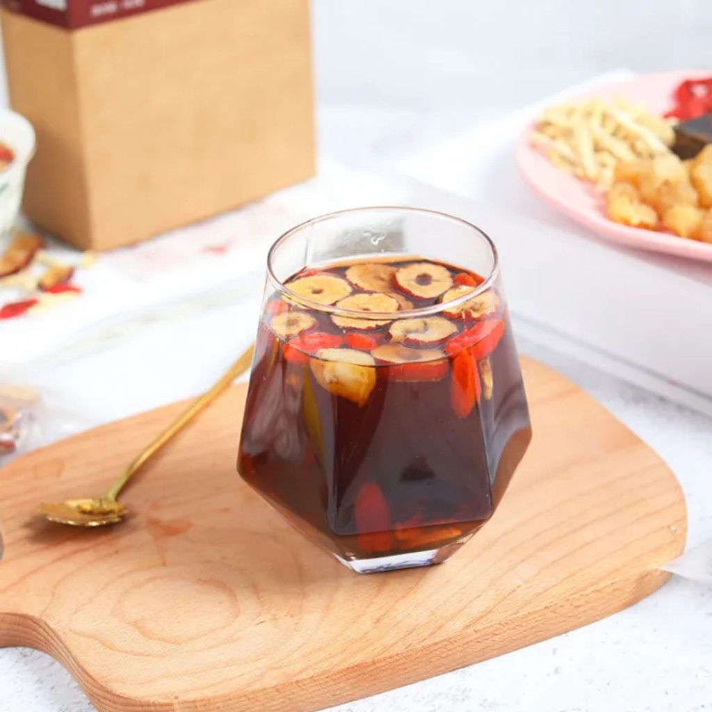 Trà gừng đường nâu kết hợp táo đỏ, long nhãn, kỷ tử SATOSO Hỗ Trợ Sức Khoẻ - Ảnh 6