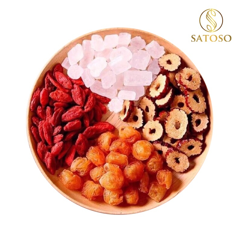 Combo trà thảo mộc SATOSO giúp da đẹp,thanh lọc cơ thể gói 10g - Ảnh 6