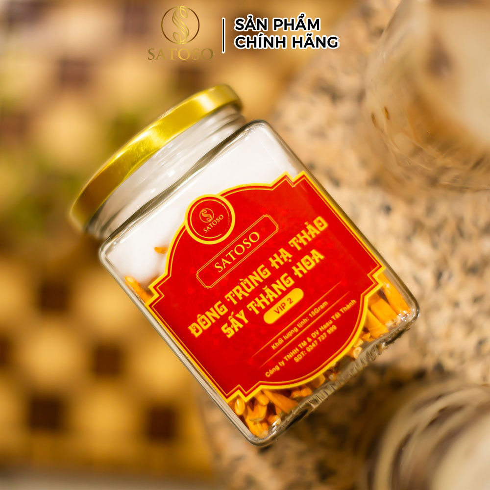 Đông Trùng Hạ Thảo Sấy Khô SATOSO VIP 2 Dưỡng Chất Quý Cho Sức Khỏe Toàn Diện - Ảnh 6