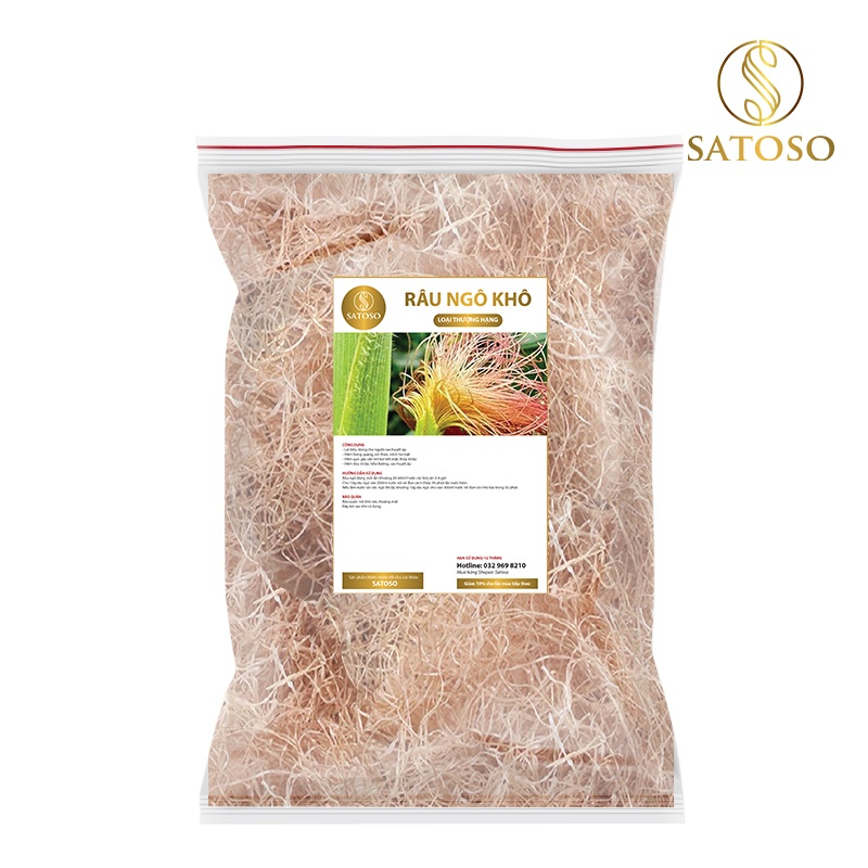 Râu ngô SATOSO thượng hạng thơm, sạch hỗ trợ thanh nhiệt - Ảnh 9
