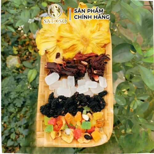 Trà quả Bali mix Atiso, dứa, dâu tằm tốt cho sức khỏe SATOSO