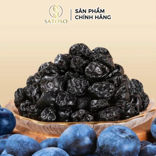 Việt Quất Sấy Khô SATOSO – Ngon Ngọt Tự Nhiên, Bổ Sung Chất Xơ & Chống Oxy Hóa