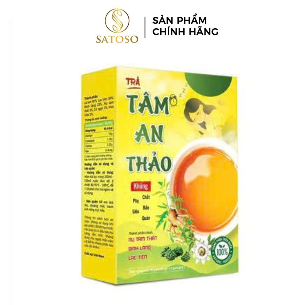 Trà Tâm An Thảo Mộc Tâm - Hỗ Trợ Cải Thiện Chất Lượng Giấc Ngủ