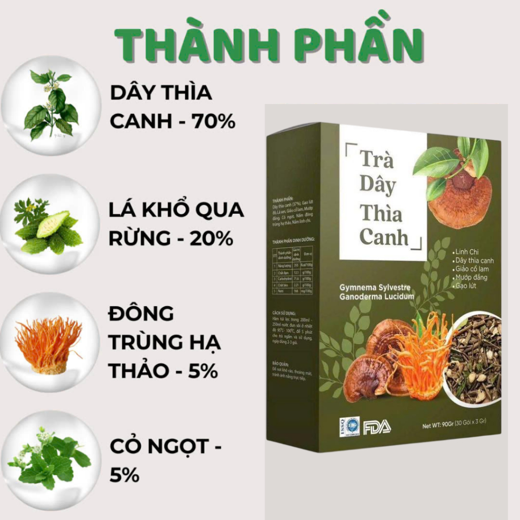 Trà Dây Thìa Canh túi lọc Mộc Tâm - Ảnh 7
