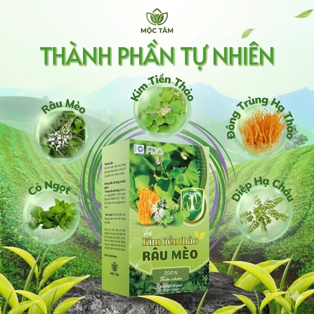 Trà Kim Tiền Thảo Râu Mèo Mộc Tâm - Ảnh 5