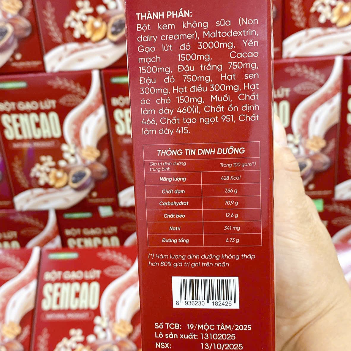 Bột Ngũ Cốc SENCAO Mộc Tâm - Ảnh 2